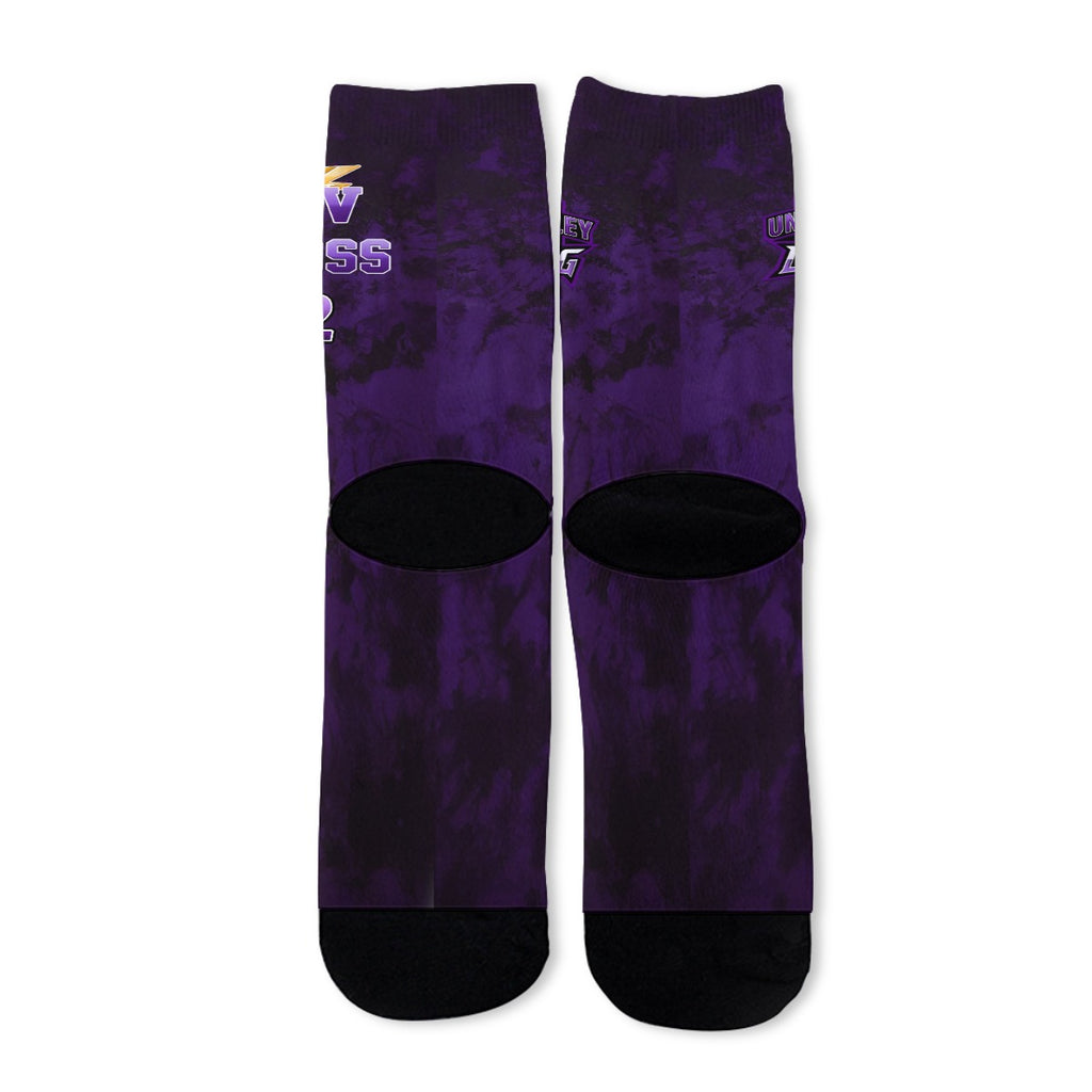 Long Sport Socks Unisex One Size - fits US Mens Size 4 to 10 (Sublimation Decoration - not DTF)