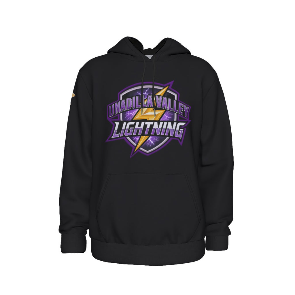Heavy Weight Pullover Hoodie Unisex Adult BLACK (DTF Application)