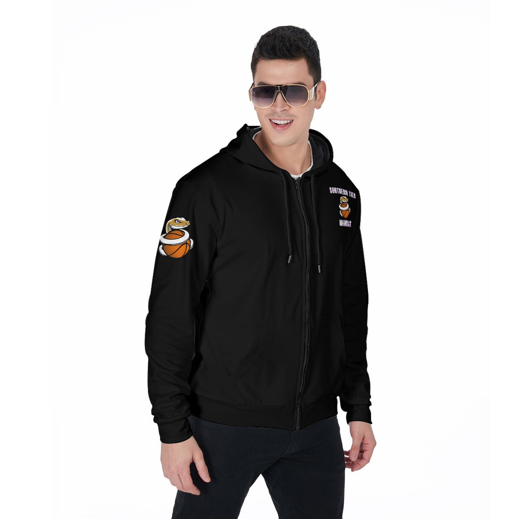 Unisex Zip Up Hoodie With Pocket