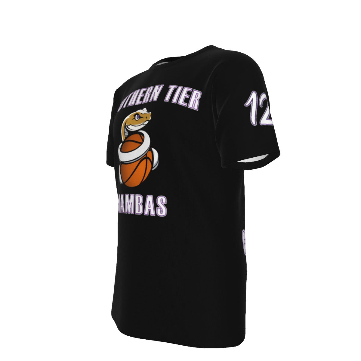 Mamba Black Custom T-Shirt Dye Sublimation directly into fabric  (Not DTF Vinyl)