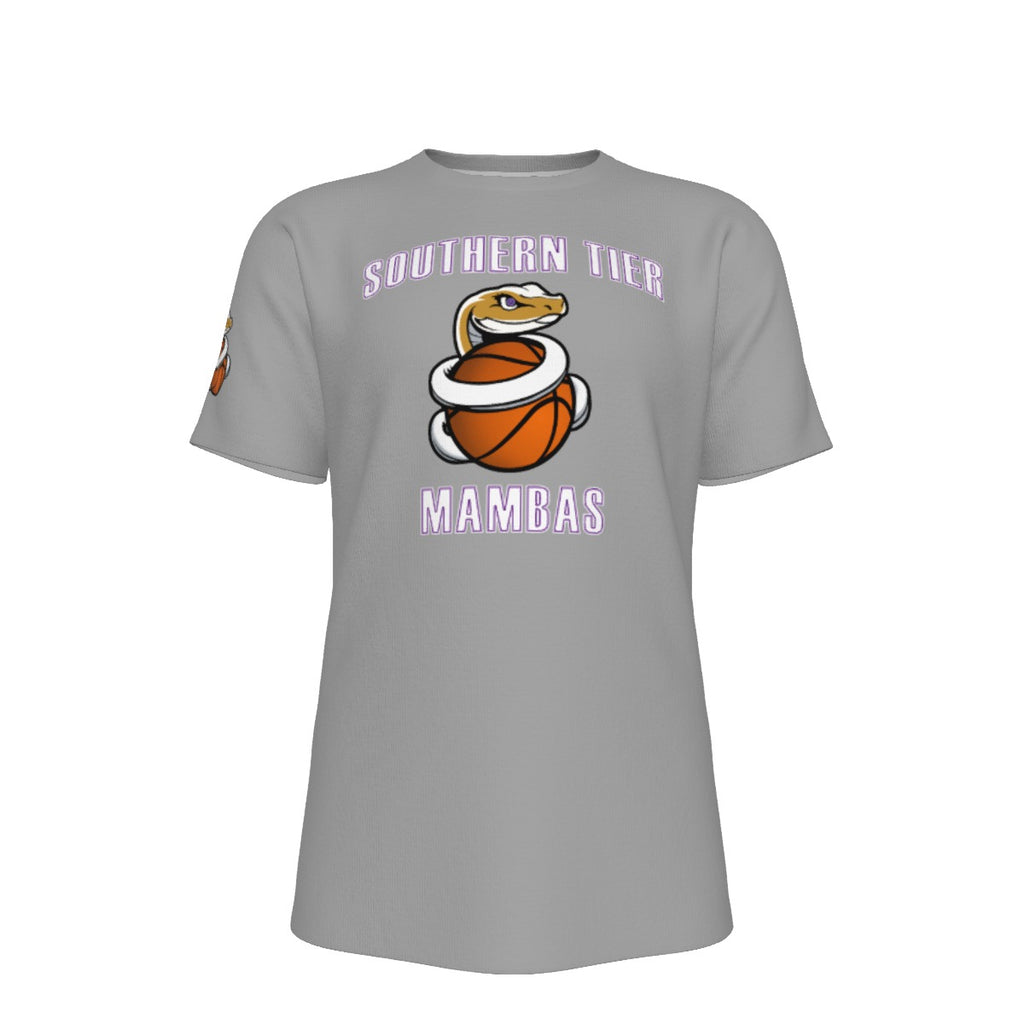 Mambas Grey Unisex T-Shirt Dye Sublimation directly into fabric  (Not DTF Vinyl)
