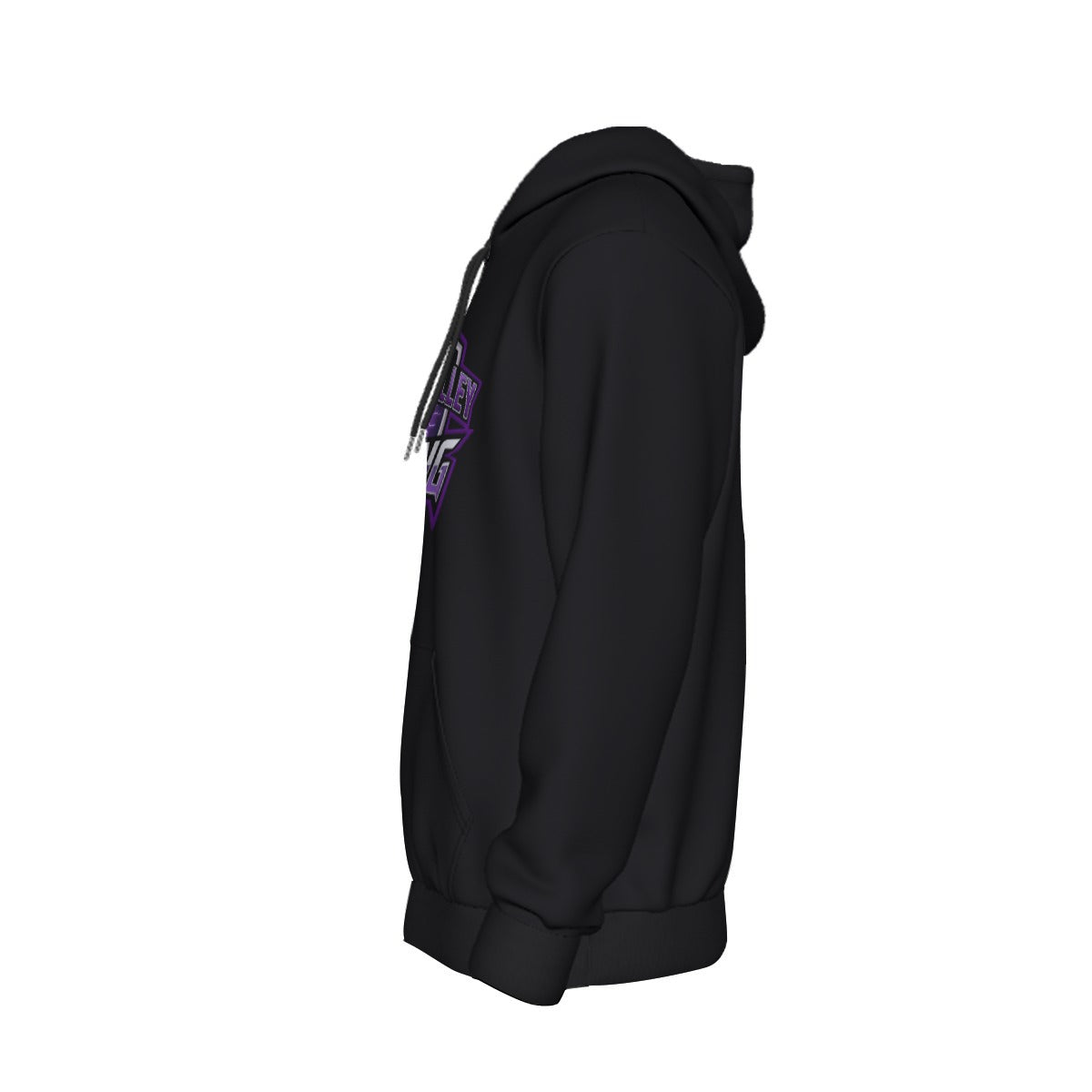 Heavy Weight Pullover Hoodie Unisex Adult BLACK (DTF Application)