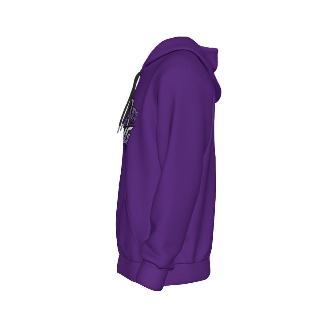 Heavy Weight Pullover Hoodie Unisex PURPLE (DTF Application)