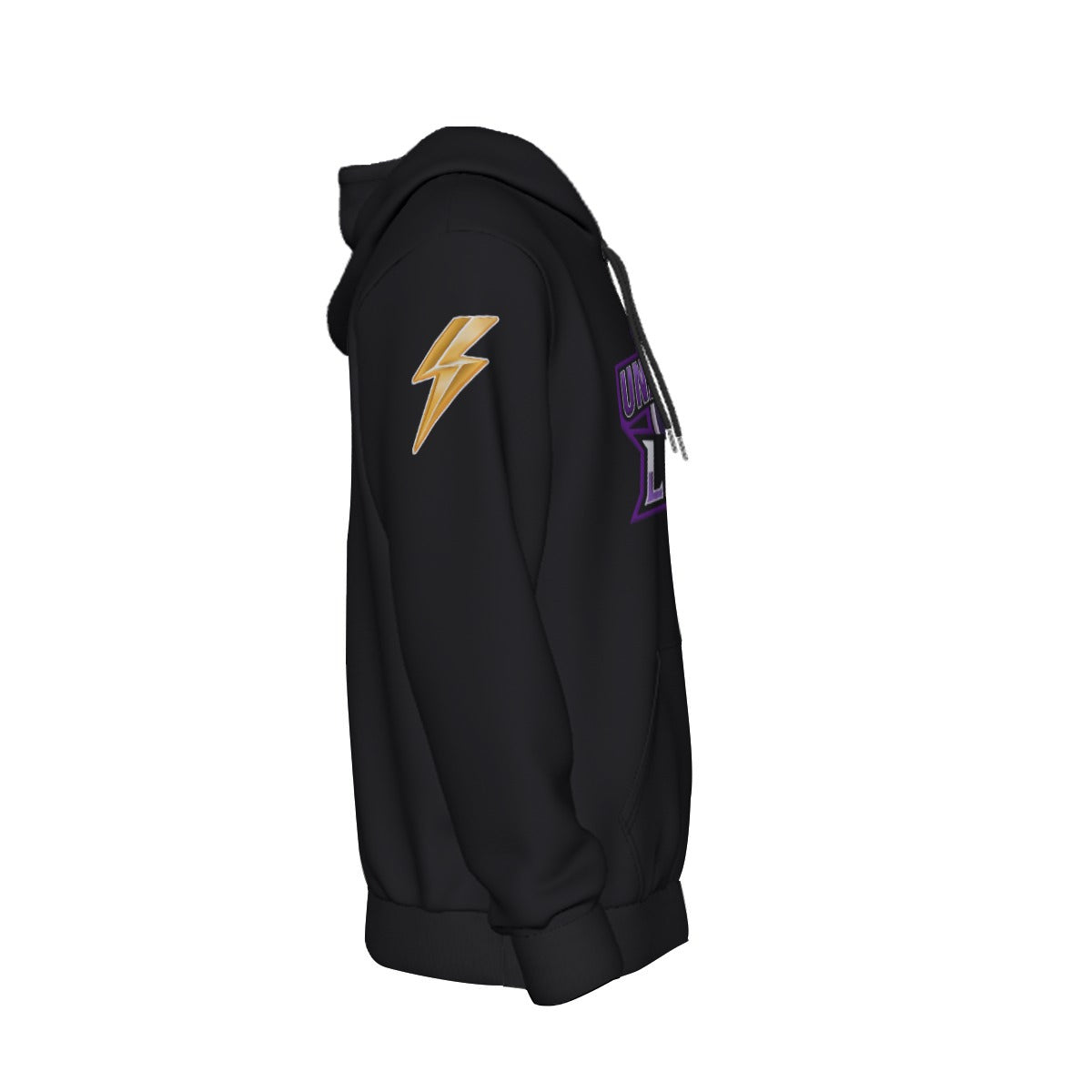 Heavy Weight Pullover Hoodie Unisex Adult BLACK (DTF Application)