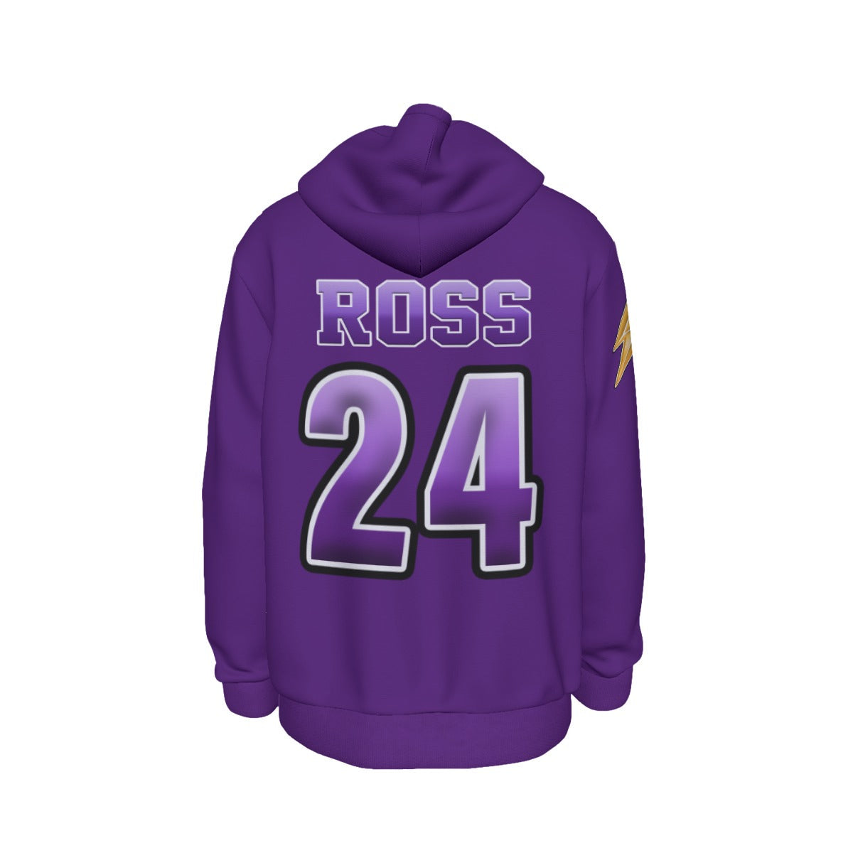 Heavy Weight Pullover Hoodie Unisex PURPLE (DTF Application)
