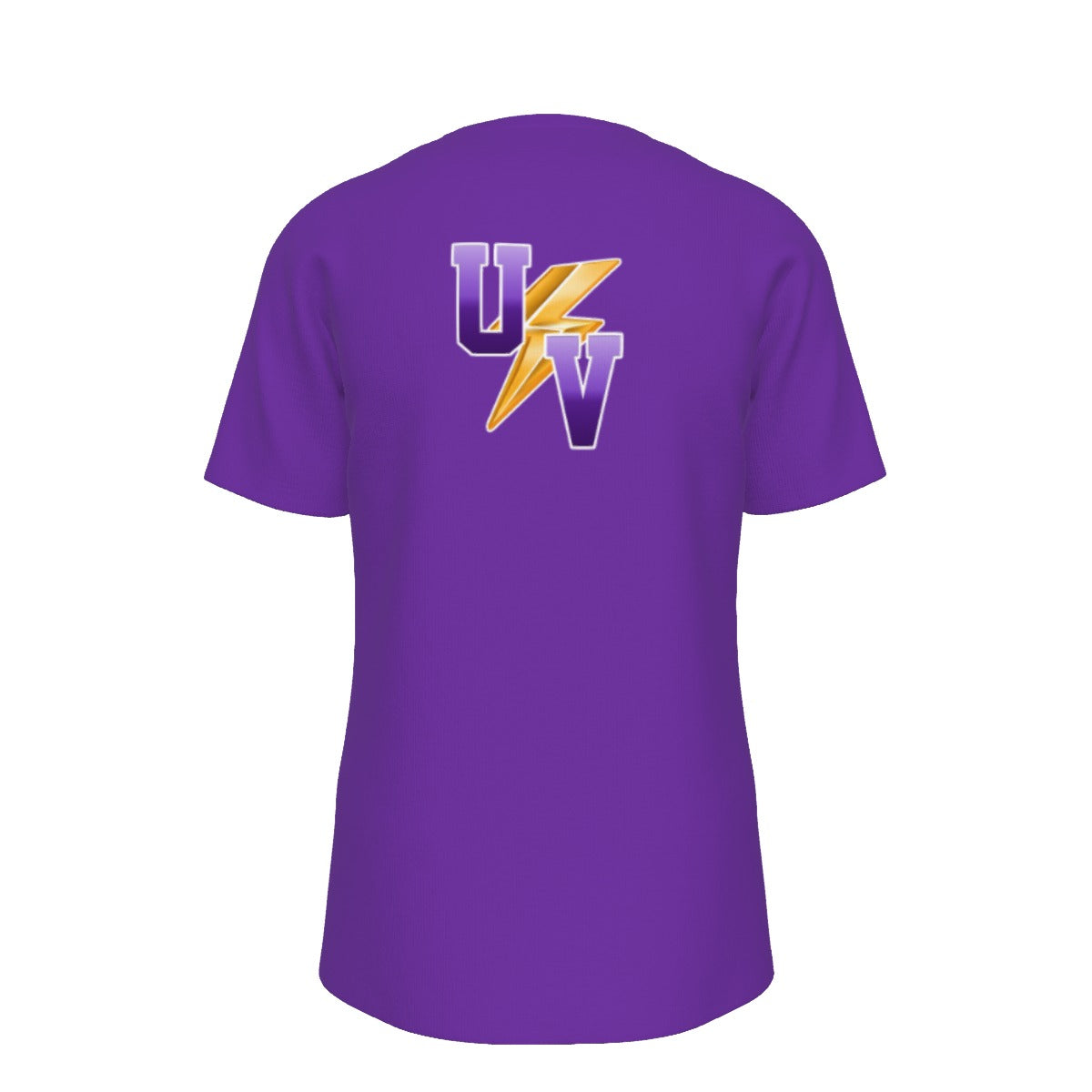 UV Lightning Adult T-Shirt PURPLE (Sublimation not DTF application)