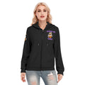 Women's Hoodie With Zipper and Hood Drawstring