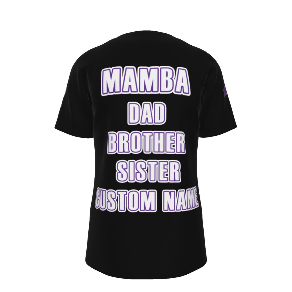 Mamba Black Custom T-Shirt Dye Sublimation directly into fabric  (Not DTF Vinyl)
