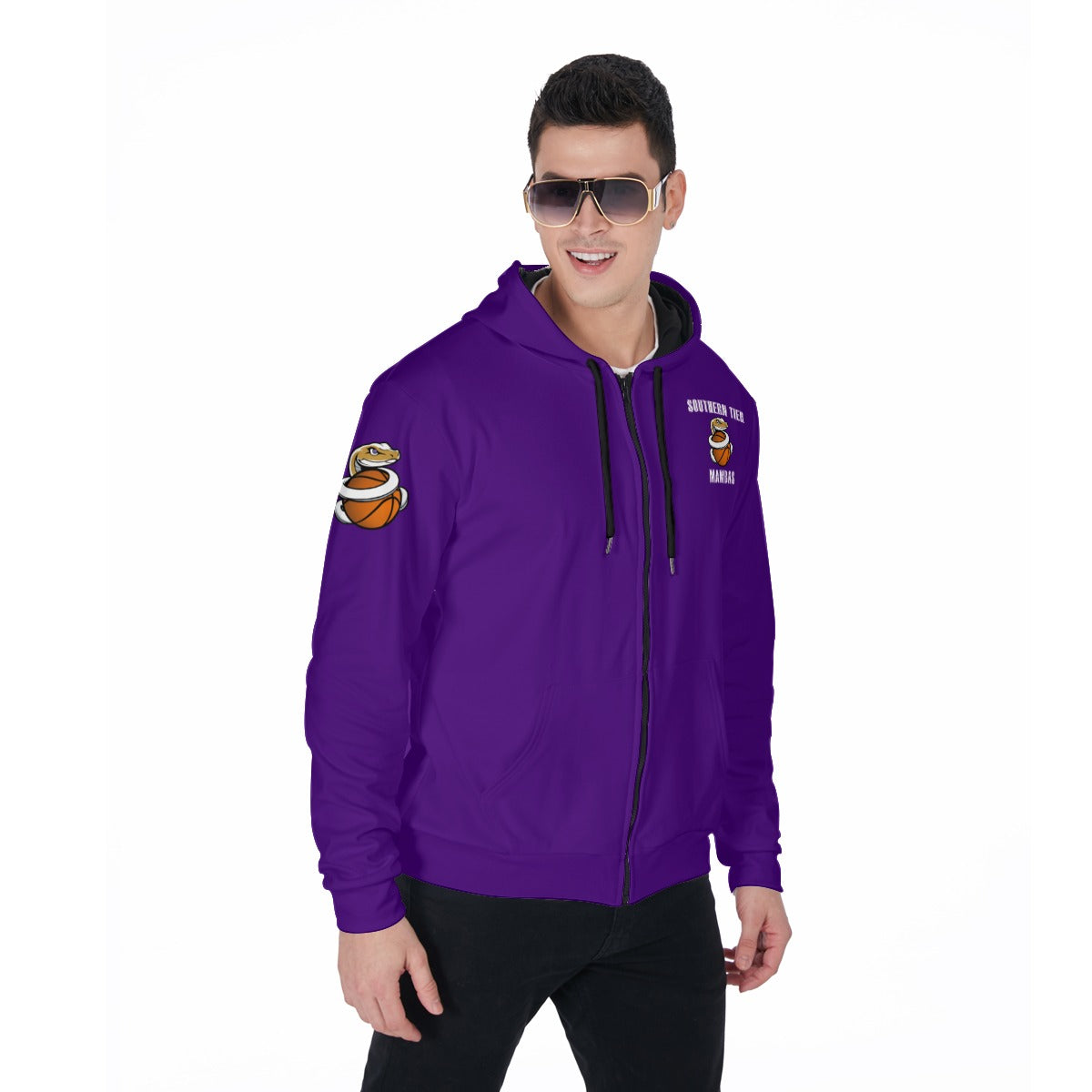 Unisex Zip Up Hoodie With Pocket