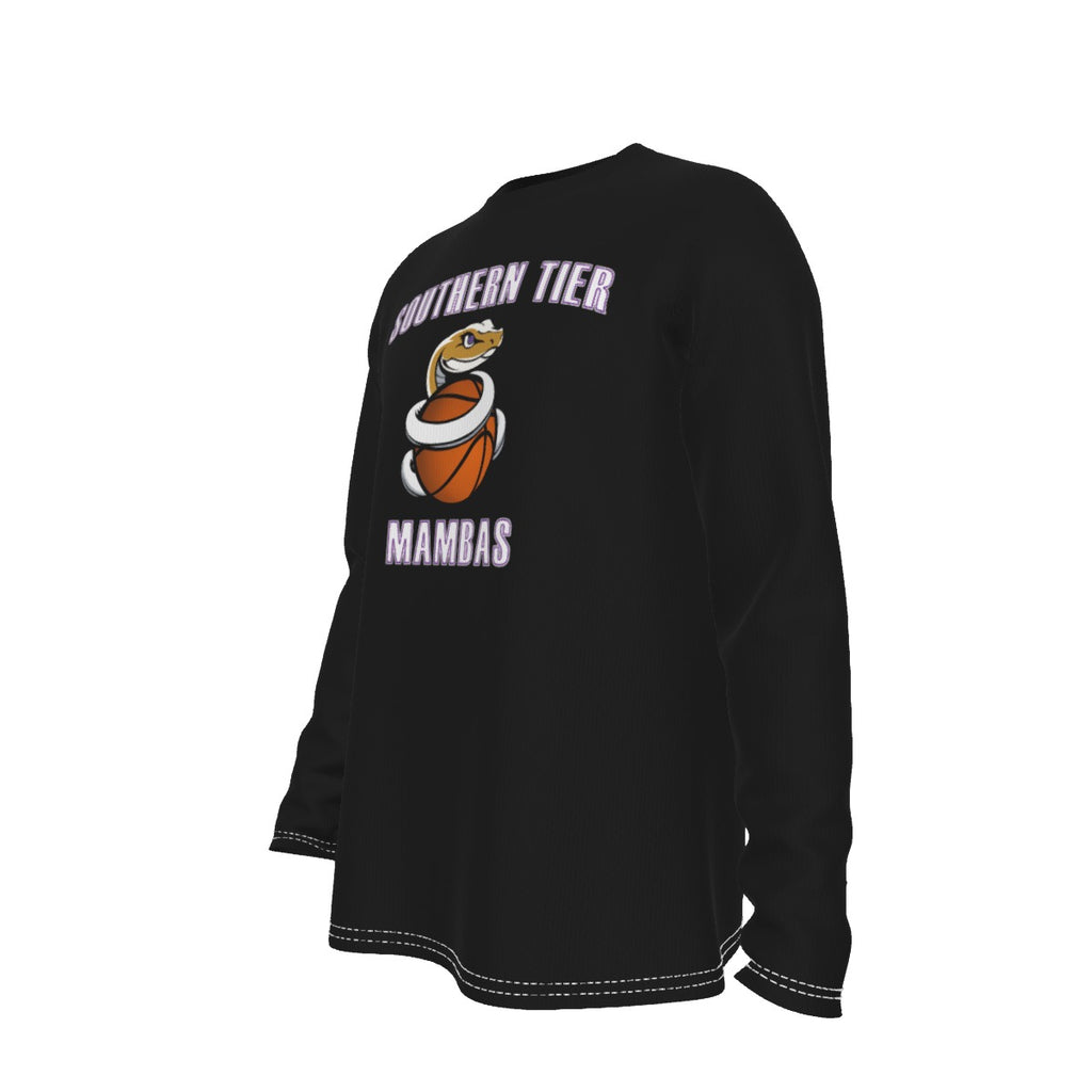 Mamba Black Custom Long Sleeve Dye Sublimation directly into fabric  (Not DTF Vinyl) Unisex