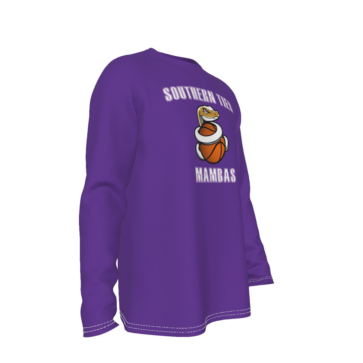 Mamba Purple Custom Long Sleeve Dye Sublimation directly into fabric  (Not DTF Vinyl) Unisex