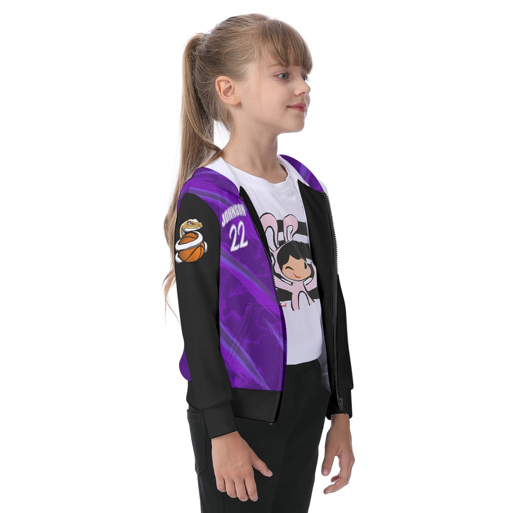 Kid's Light weight Zip-up Hoodie With Patch Pocket