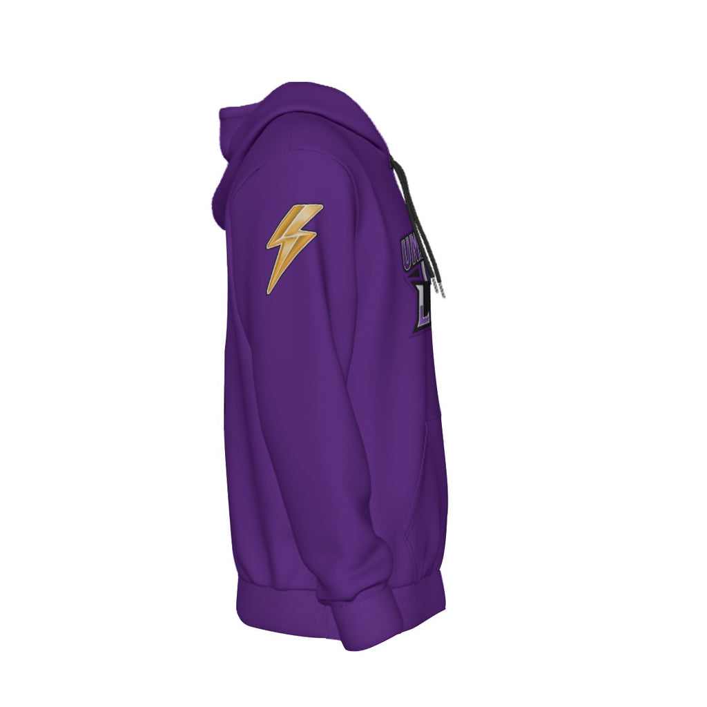 Heavy Weight Pullover Hoodie Unisex PURPLE (DTF Application)