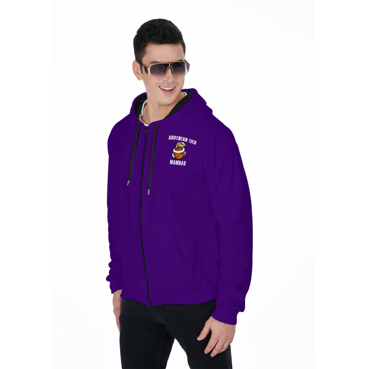 Unisex Zip Up Hoodie With Pocket