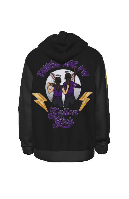 Pullover Lightweight Hoodie BLACK Unisex Adult (Sublimation printing not DTF)