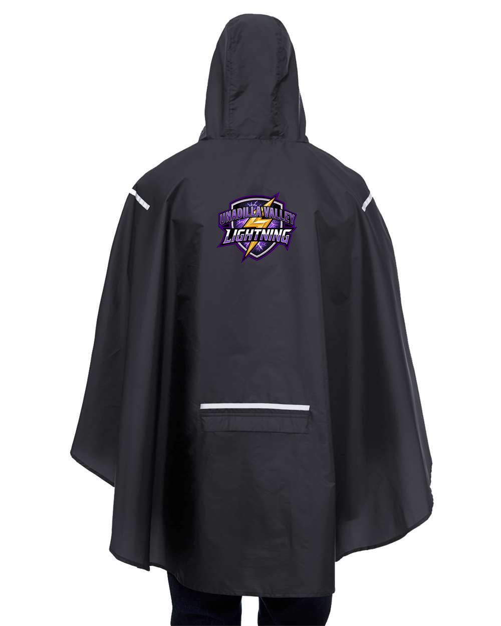 UV Lightning Reusable Packable Poncho - One Size fits all