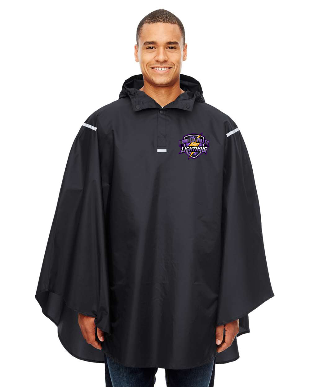UV Lightning Reusable Packable Poncho - One Size fits all