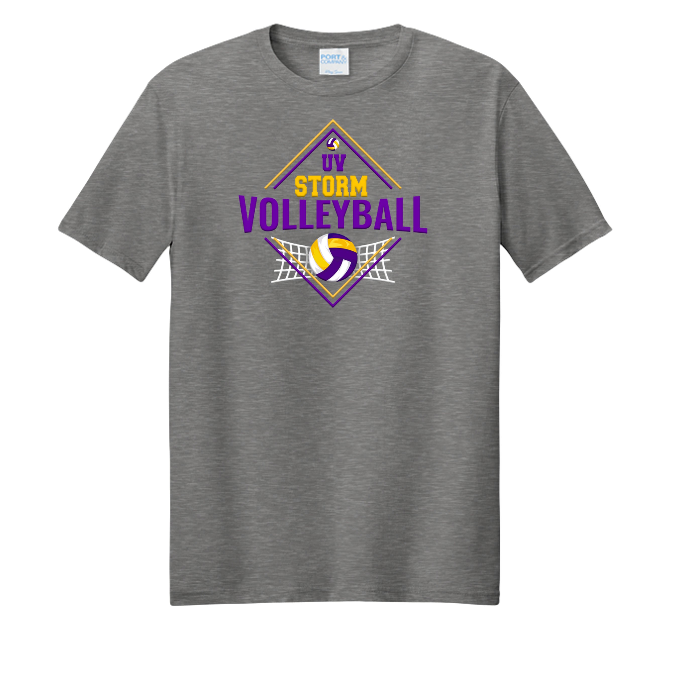 Graphite Heather - PC455 - FRONT