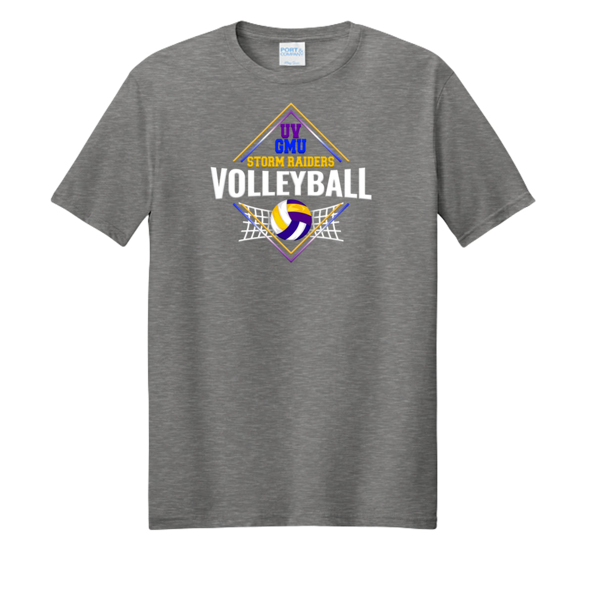Graphite Heather - PC455 - FRONT