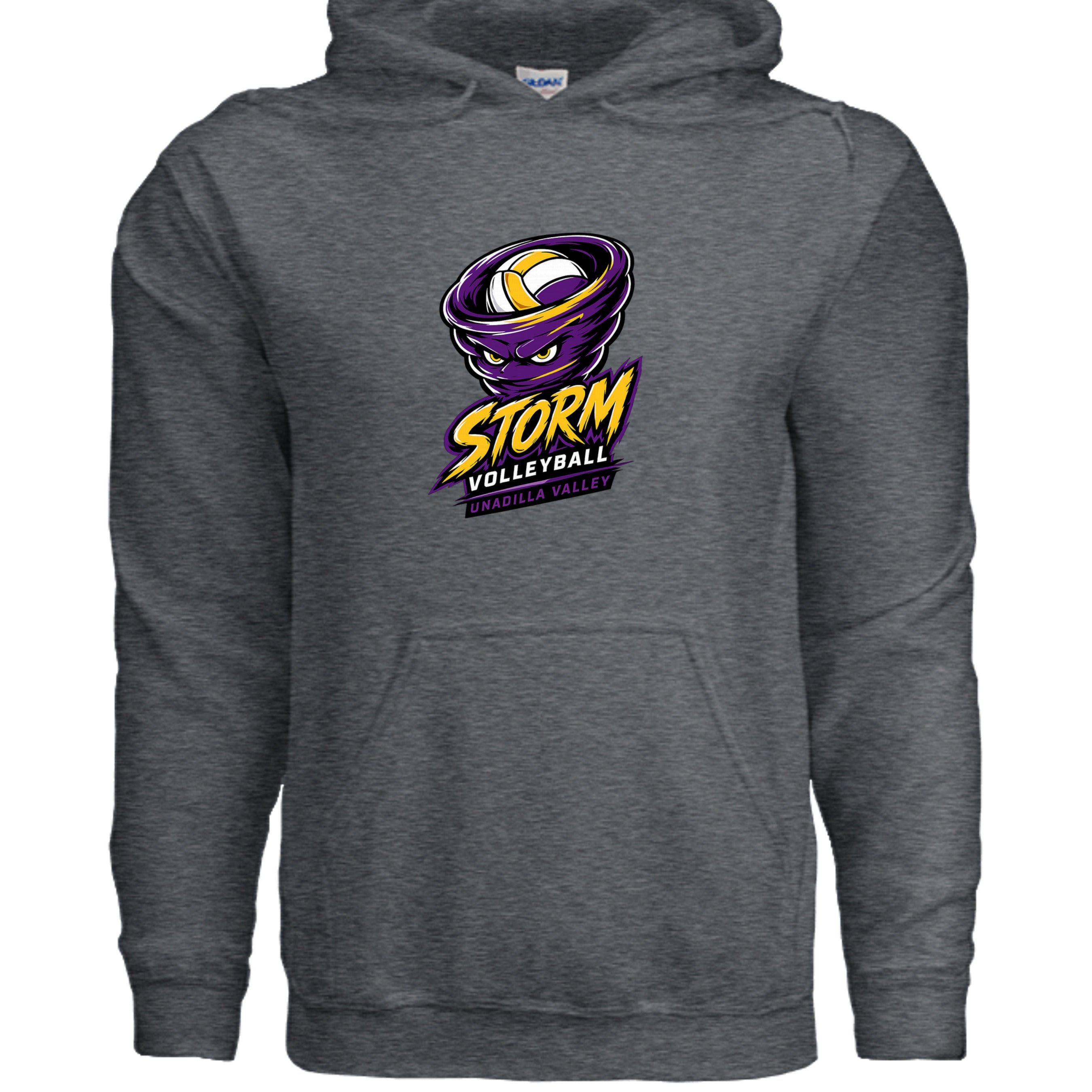DARK HEATHER - G185 - FRONT