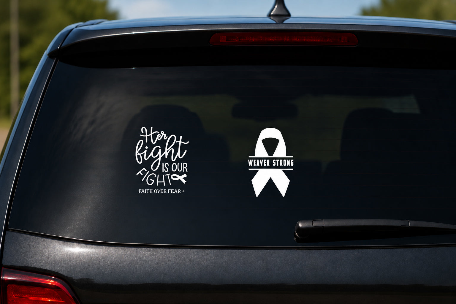 Weaver Strong Car Window Decal